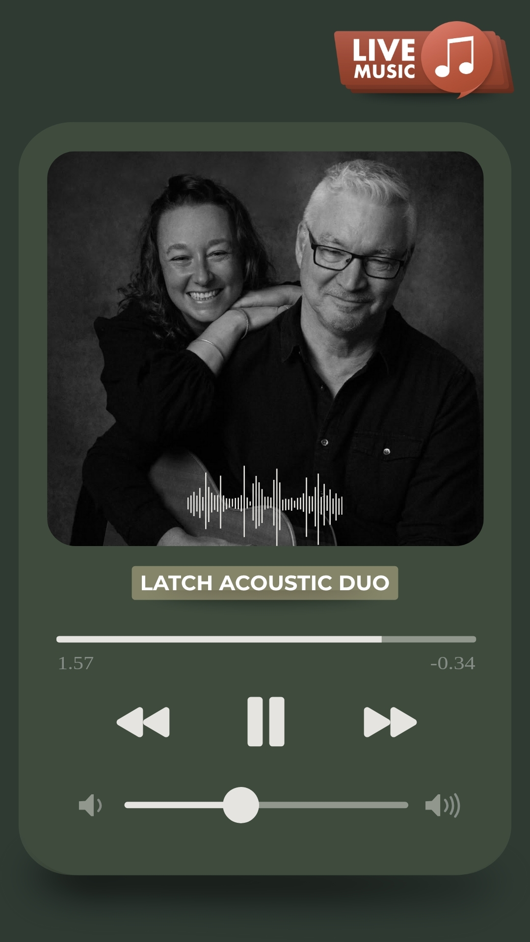 Live Music - Latch Acoustic Duo