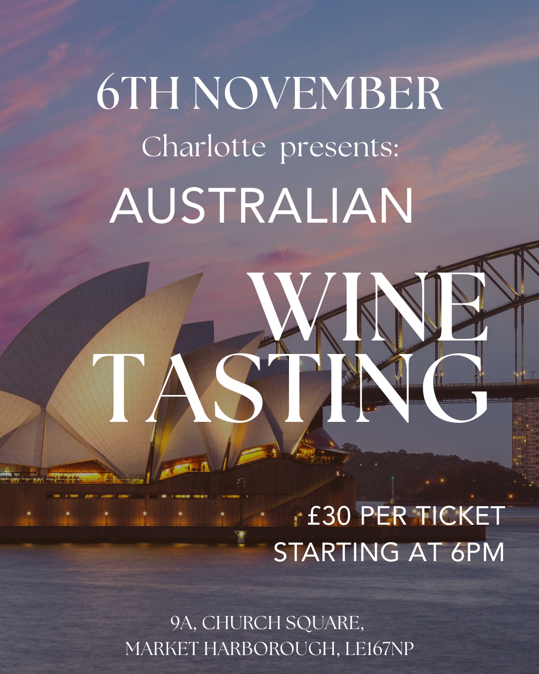 Wine Tasting- Australian Wines