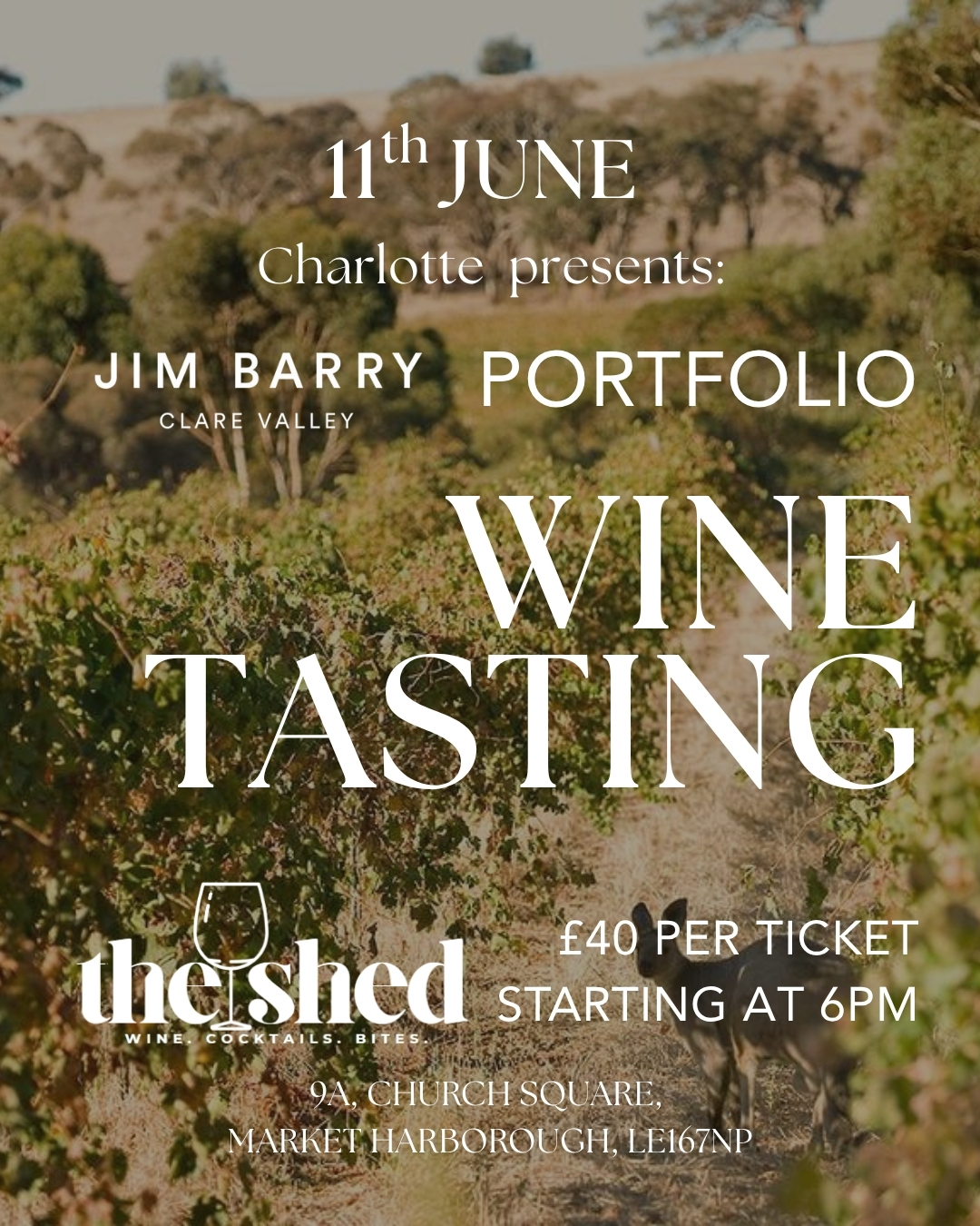 Wine Tasting - JIM BARRY PORTFOLIO