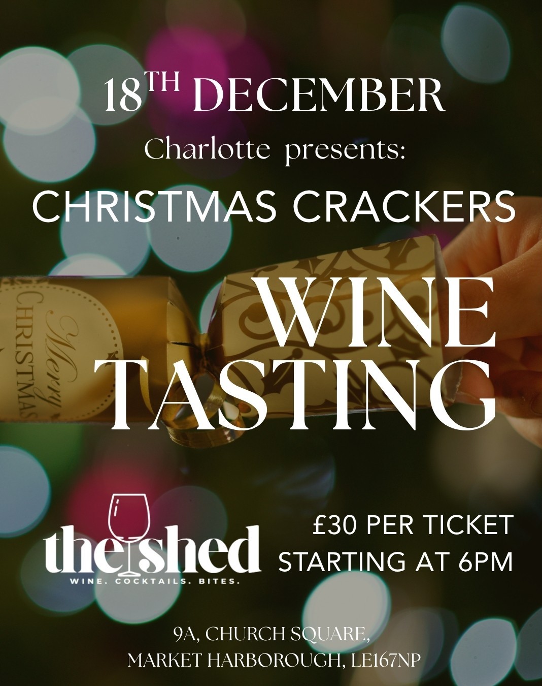 Wine Tasting - Christmas Crackers