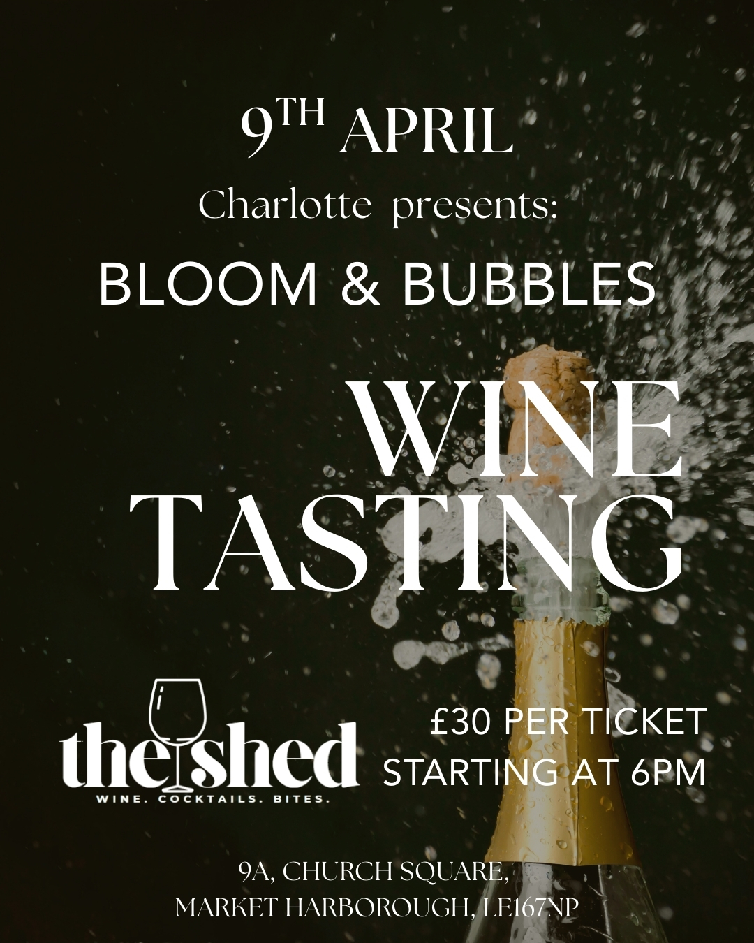 Wine Tasting - Bloom & Bubbles