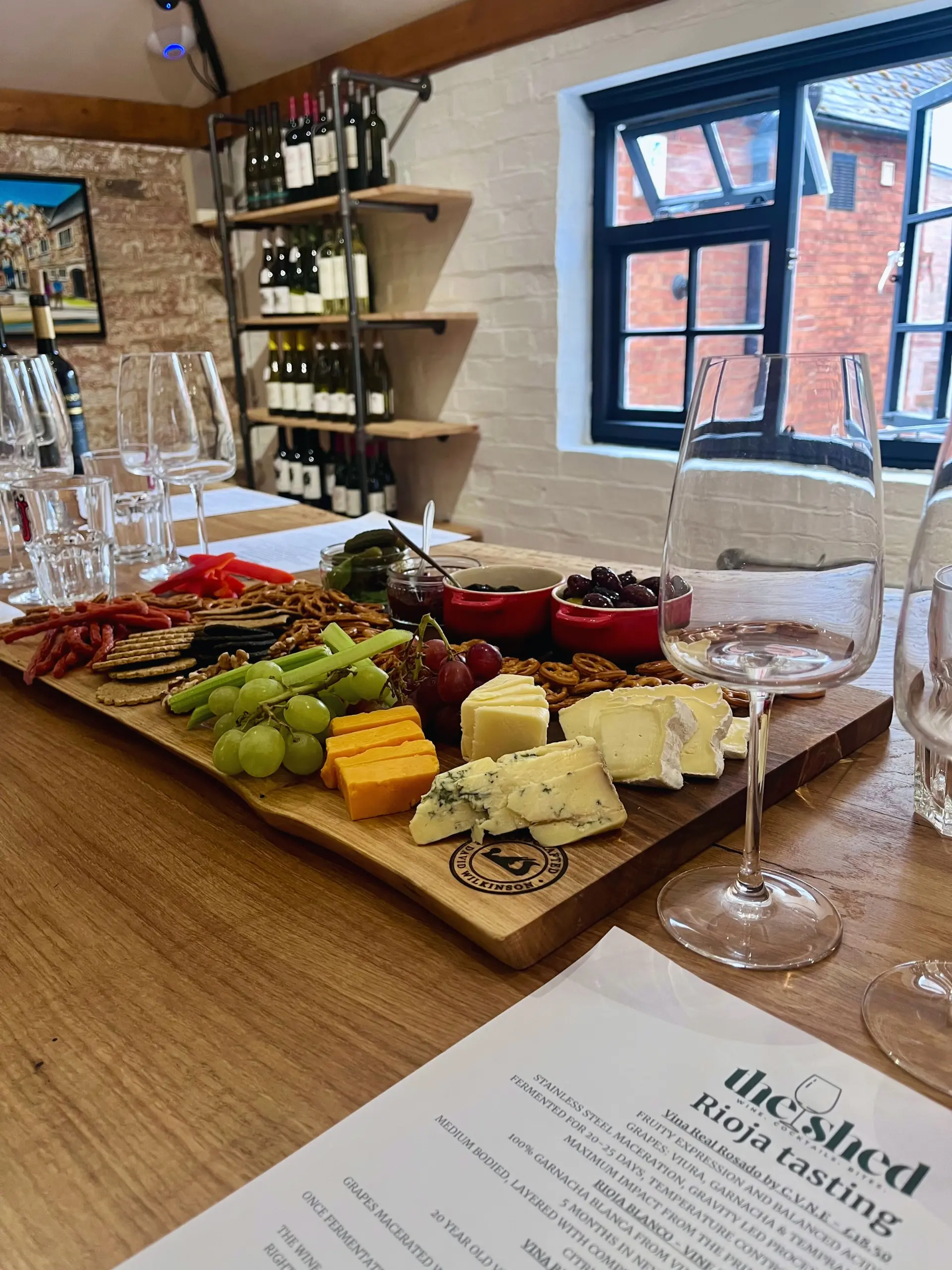 The Wine Shed Rioja tasting