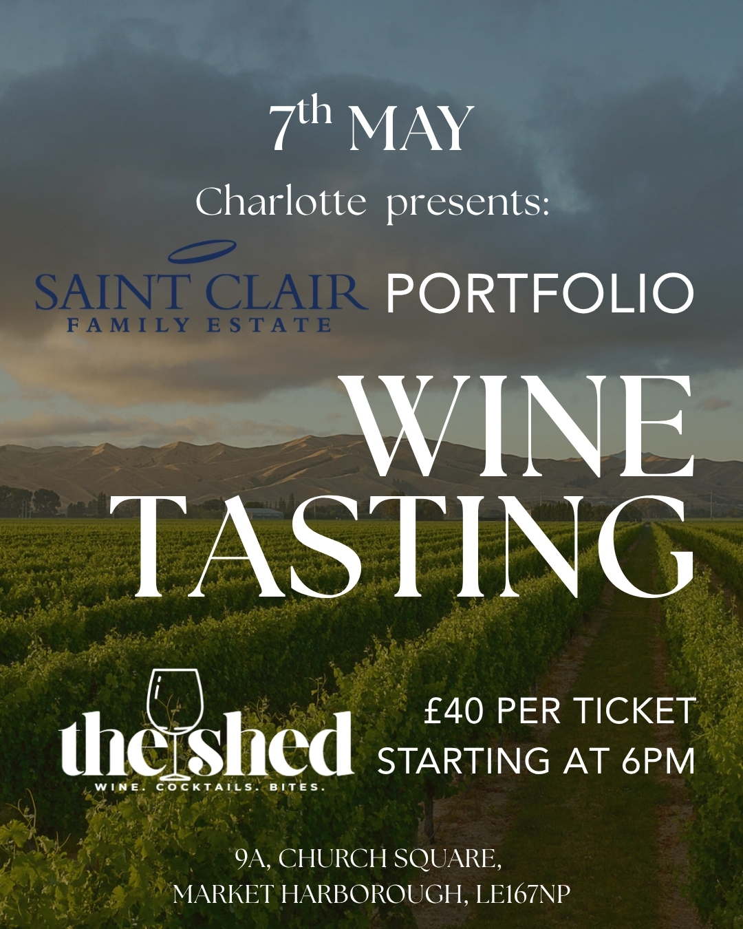 Wine Tasting - SAINT CLAIR FAMILY ESTATE PORTFOLIO