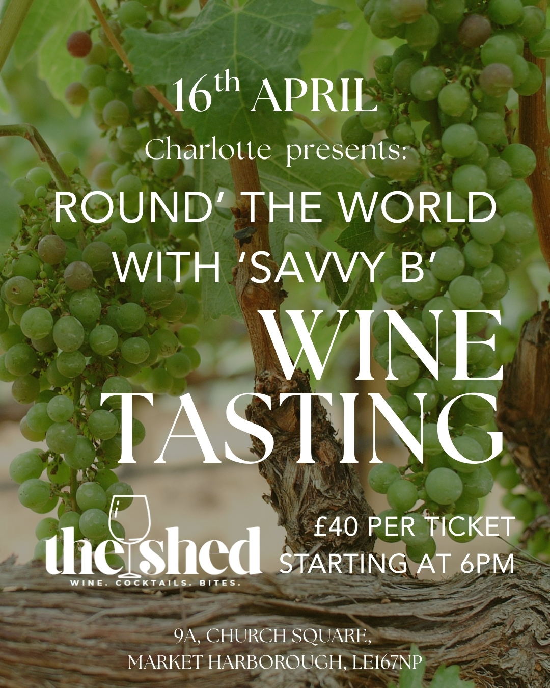 Wine Tasting - ROUND' THE WORLD WITH 'SAVVY B'