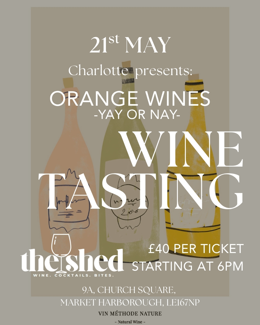 Wine Tasting - ORANGE WINES