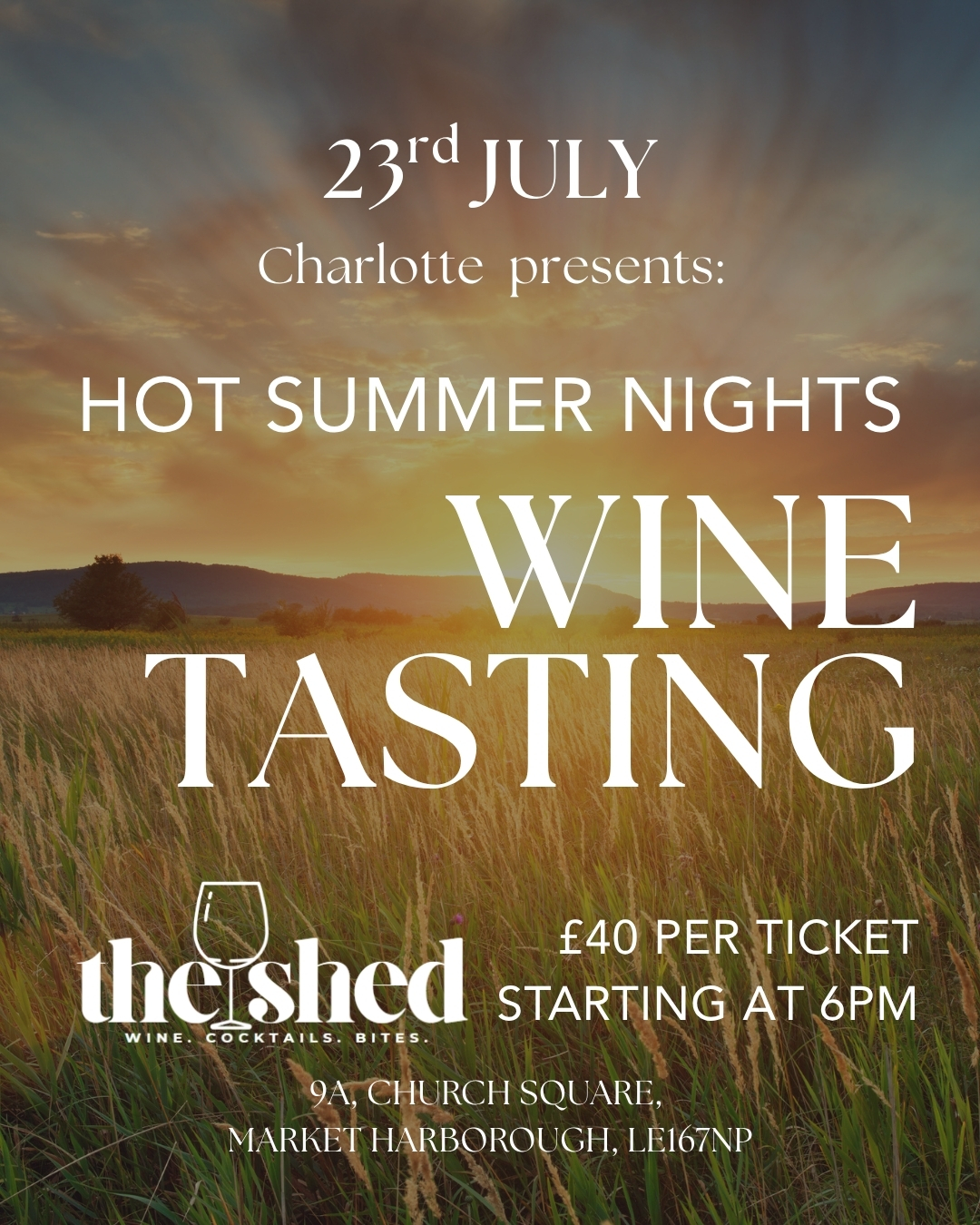 Wine Tasting - HOT SUMMER NIGHTS