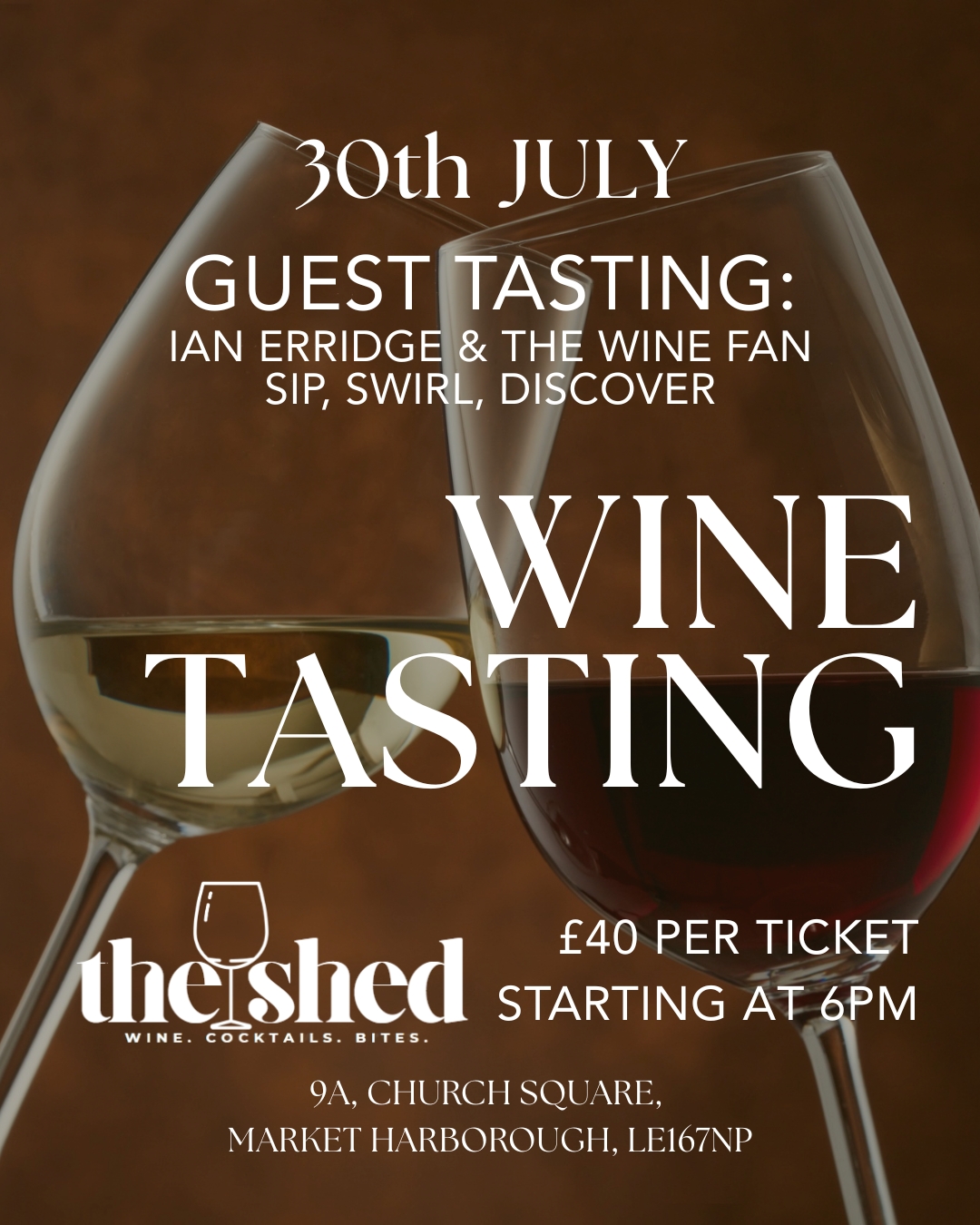 Wine Tasting - GUEST TASTING: IAN ERRIDGE & THE WINE FUN SIP, SWIRL, DISCOVER
