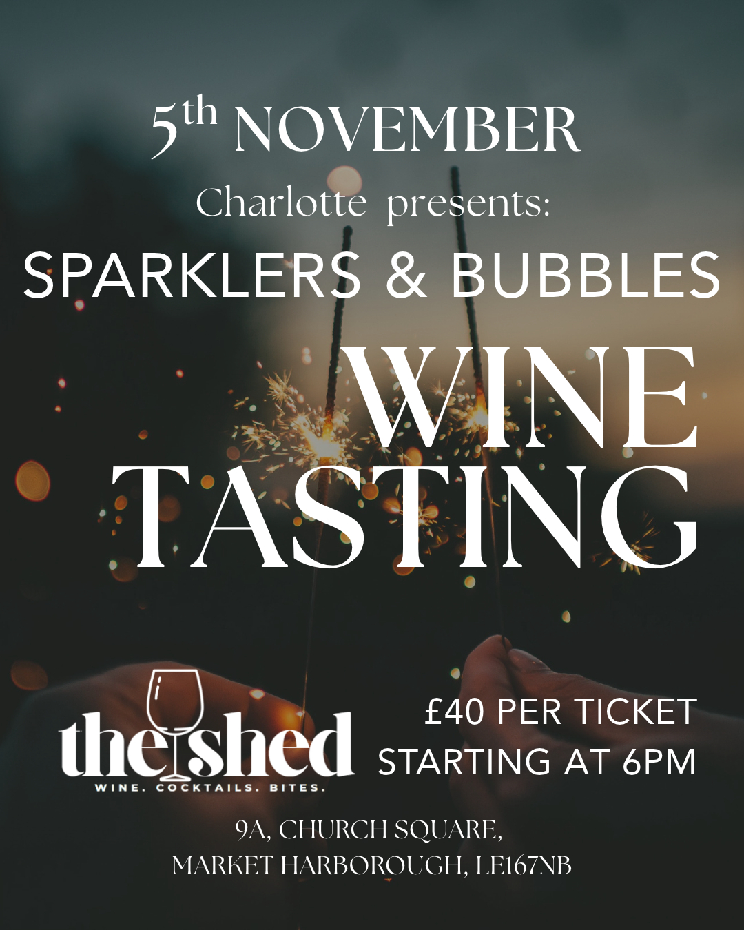 Wine Tasting - SPARKLERS & BUBBLES